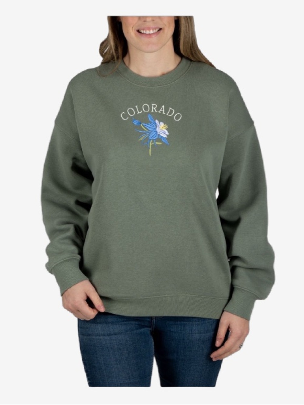COLORADO columbine sweatshirt